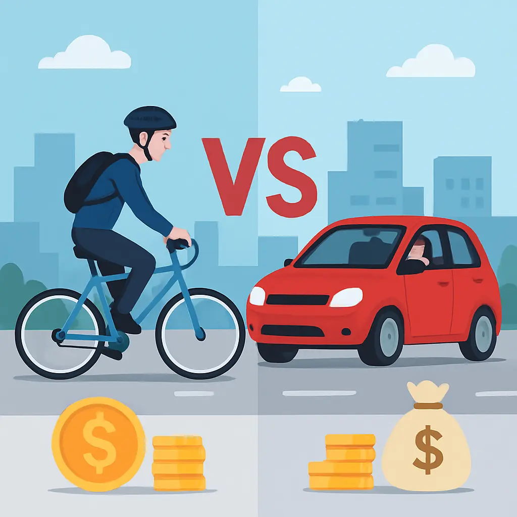 Fiets vs. auto voor woon-werkverkeer: de echte kosten