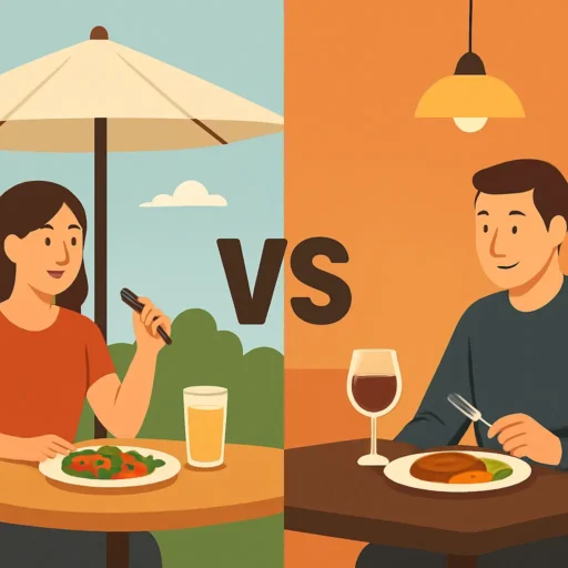 Lunch vs. diner: waarom lunchen buiten altijd goedkoper is