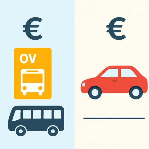 OV-abonnement vs. auto: wat is goedkoper per jaar?