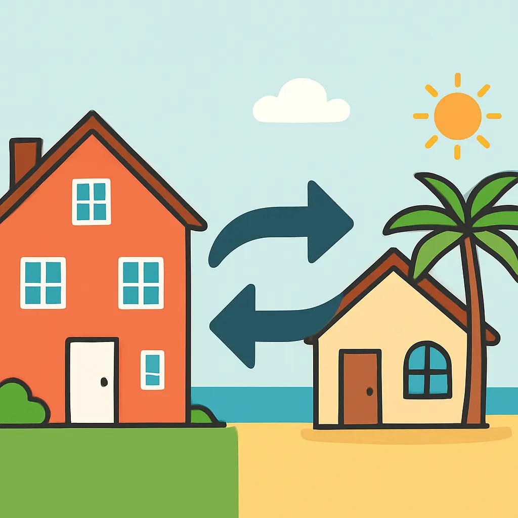 Woningruil: gratis wonen op vakantiebestemming