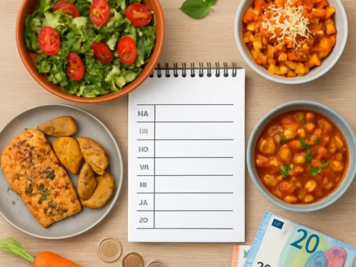 Zo maak je een weekmenu voor €75 voor 4 personen