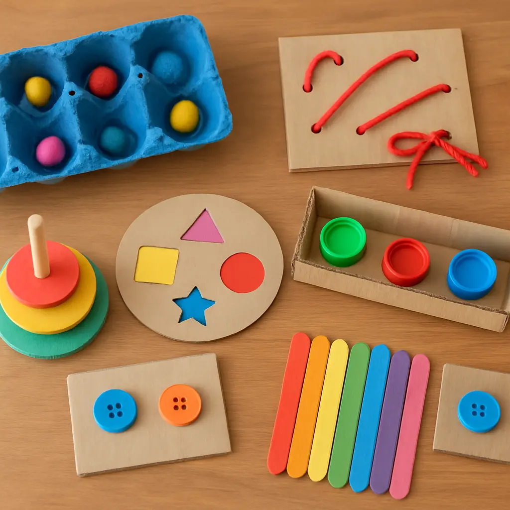 Zo maak je zelf goedkoop educatief speelgoed